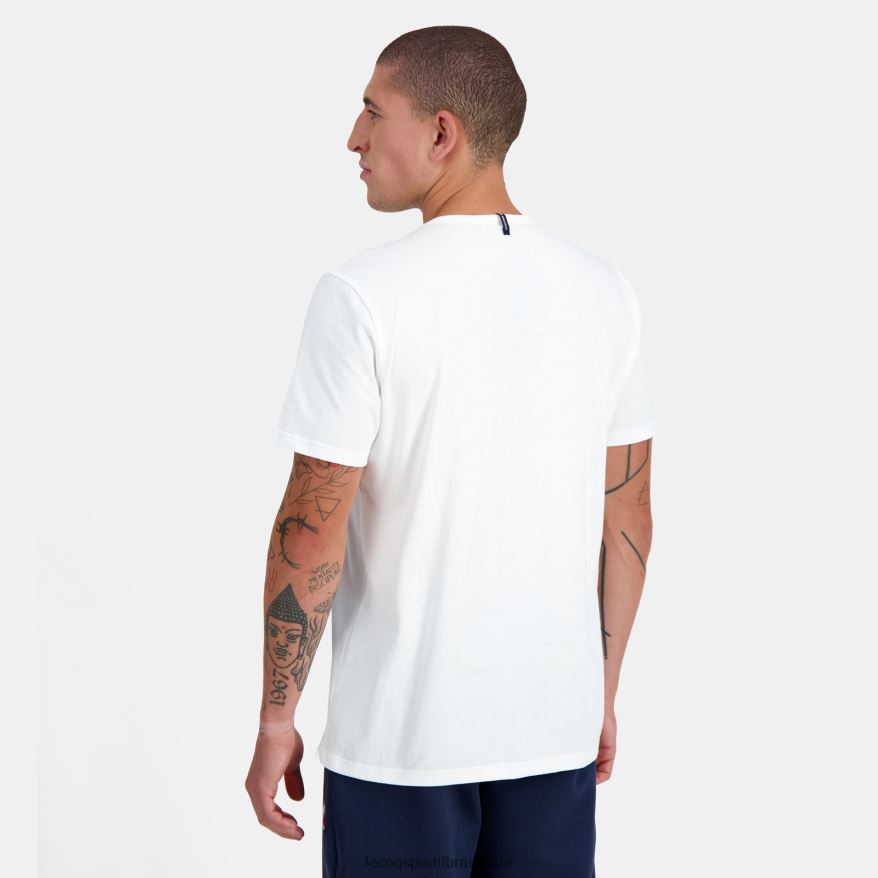 Le Coq Sportif roupas camiseta da moda branca homens 84V684180