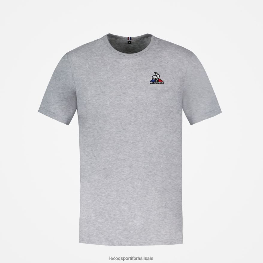 Le Coq Sportif roupas camiseta da moda cinza homens 84V684179