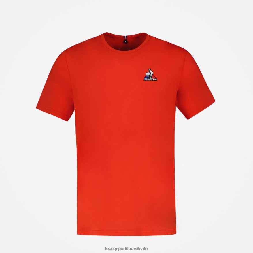 Le Coq Sportif roupas camiseta da moda vermelha homens 84V684171