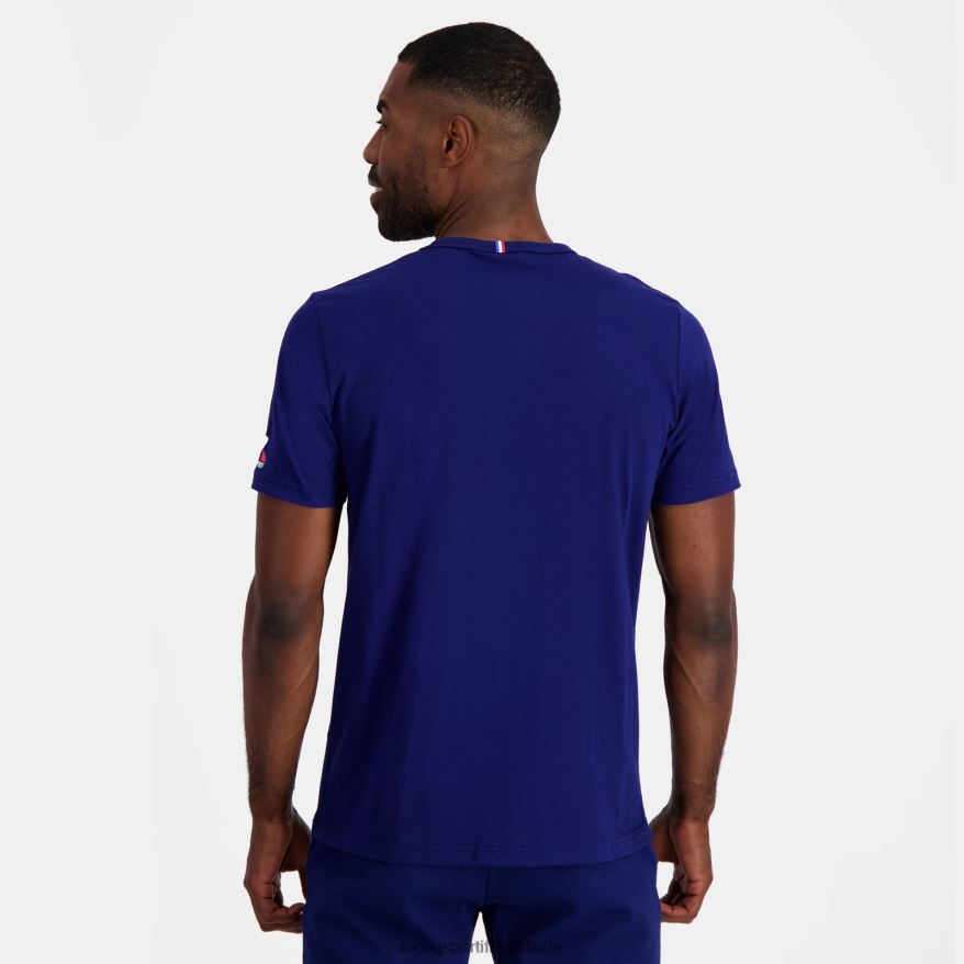 Le Coq Sportif roupas camiseta - frança rugby azul homens 84V684172