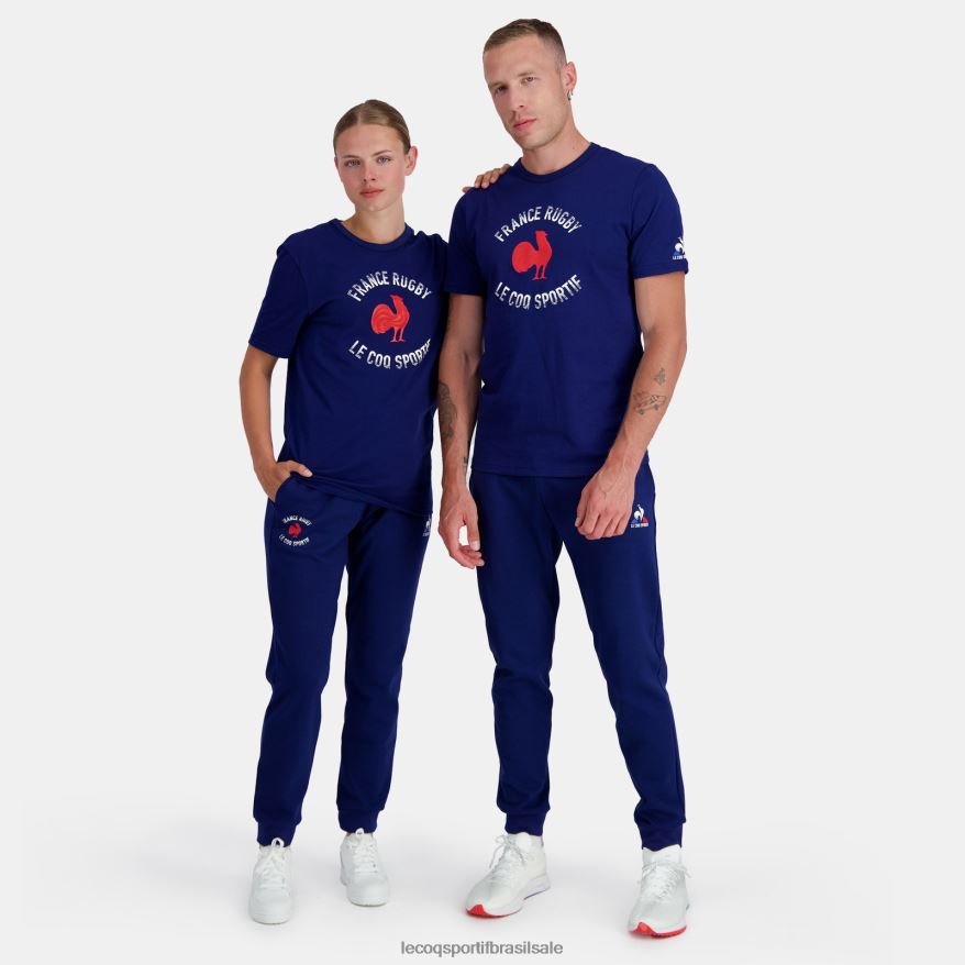 Le Coq Sportif roupas camiseta - frança rugby azul homens 84V684172
