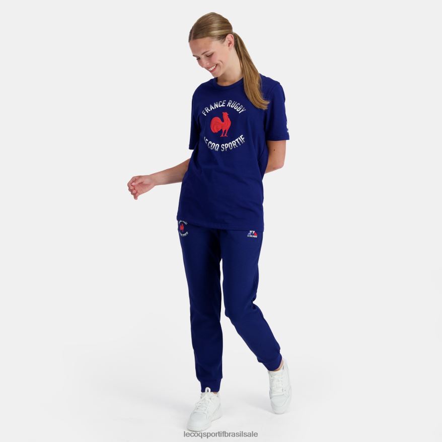 Le Coq Sportif roupas camiseta - frança rugby azul homens 84V684172