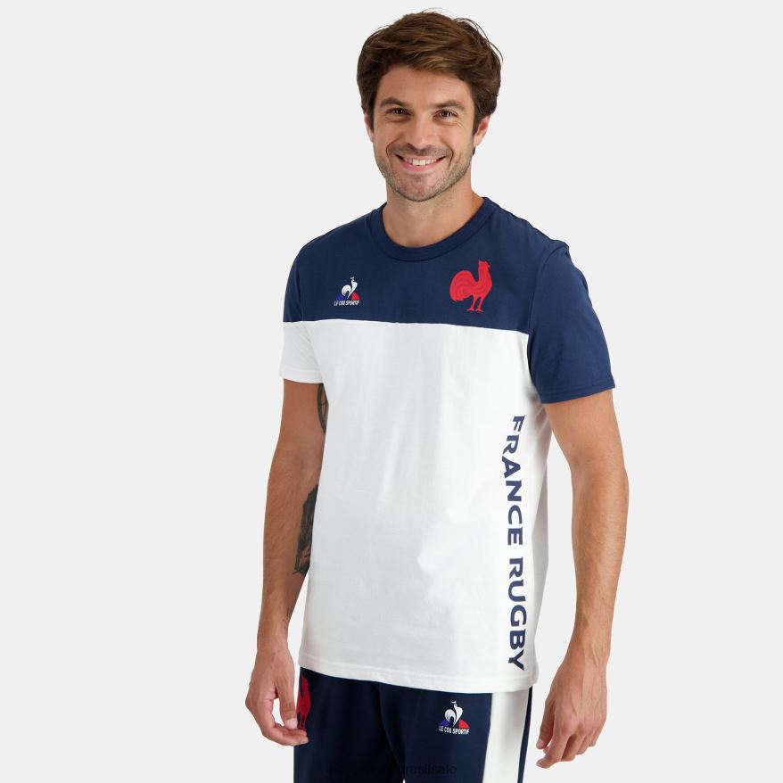 Le Coq Sportif roupas camiseta multicolorida homens 84V684469