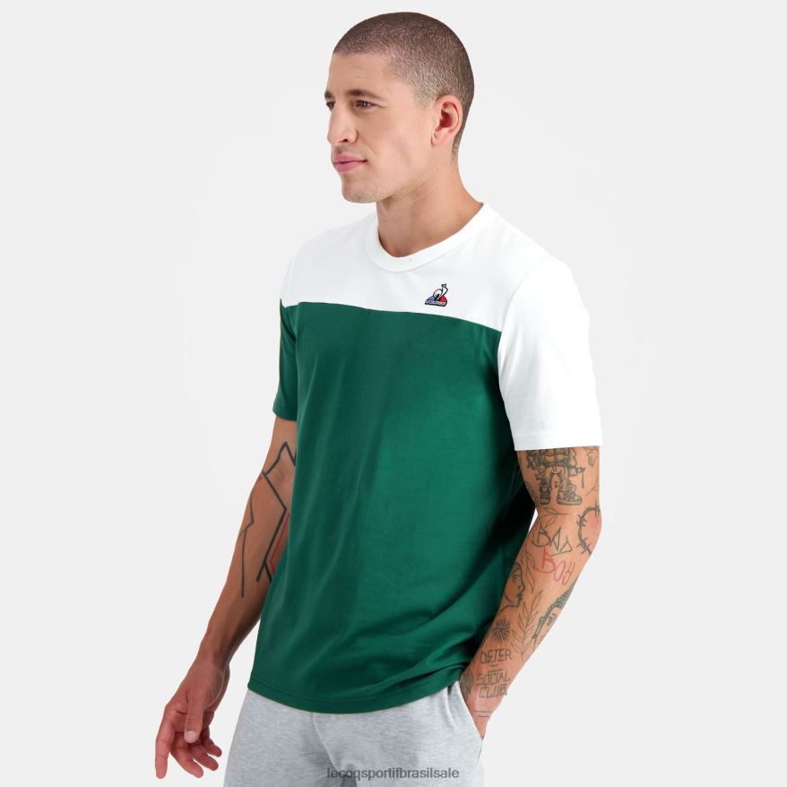 Le Coq Sportif roupas camiseta verde homens 84V684447