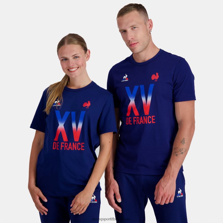 Le Coq Sportif roupas camiseta - xv de france azul homens 84V684141
