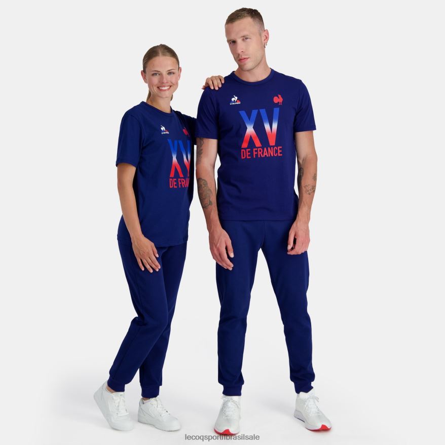 Le Coq Sportif roupas camiseta - xv de france azul homens 84V684141