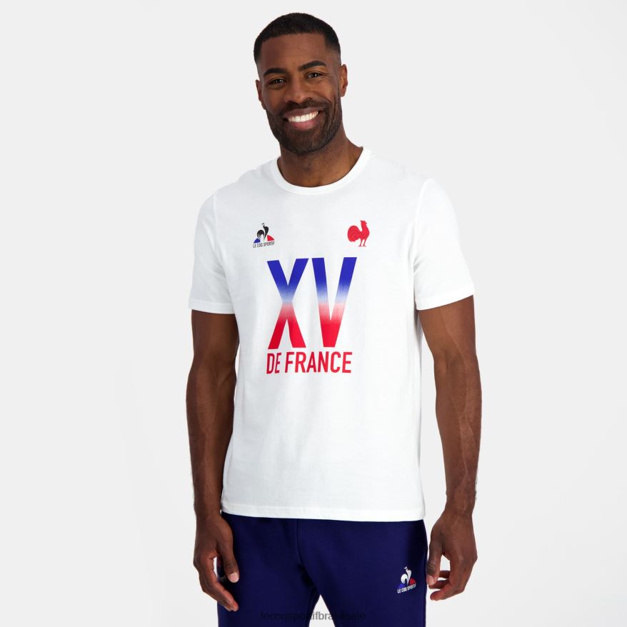 Le Coq Sportif roupas camiseta - xv de france branca homens 84V684157
