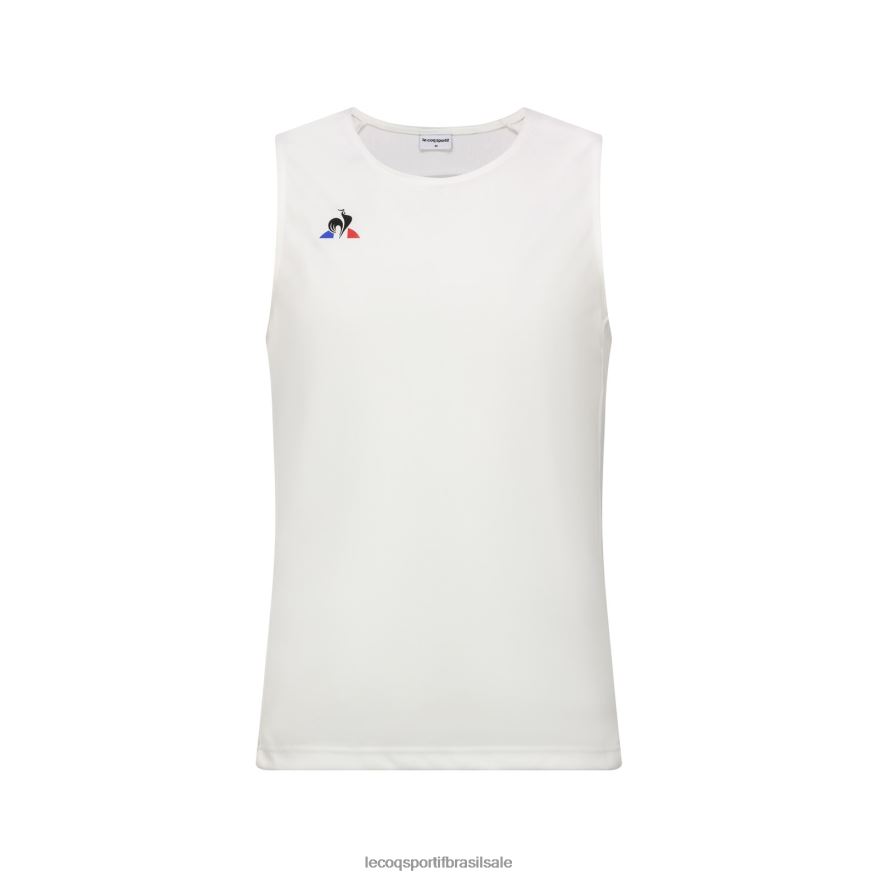 Le Coq Sportif roupas colete top branco homens 84V684199