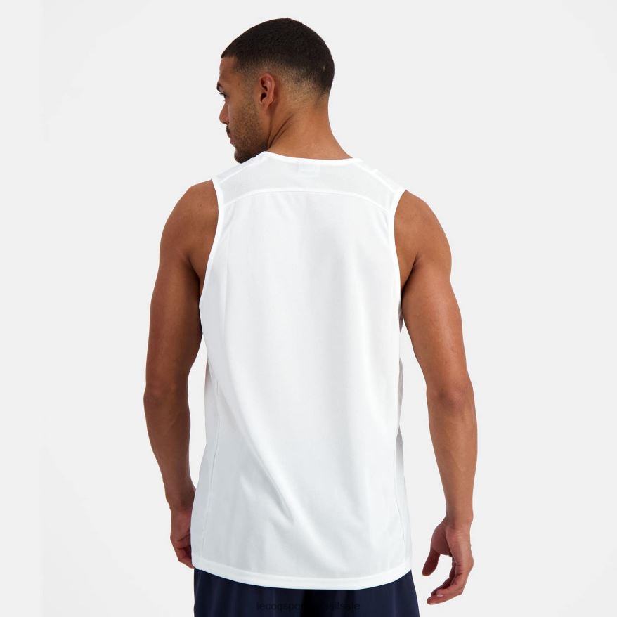 Le Coq Sportif roupas colete top branco homens 84V684199