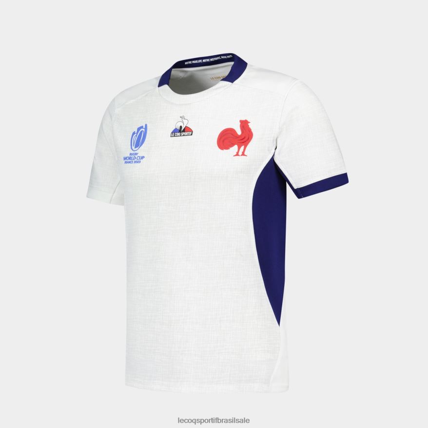Le Coq Sportif roupas réplica camisa xv de france - copa do mundo de rugby 2023 branca homens 84V684693