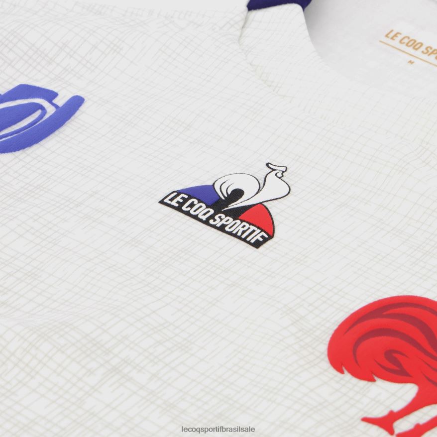 Le Coq Sportif roupas réplica camisa xv de france - copa do mundo de rugby 2023 branca homens 84V684693