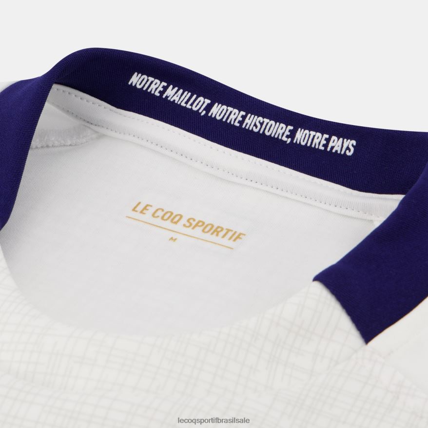 Le Coq Sportif roupas réplica camisa xv de france - copa do mundo de rugby 2023 branca homens 84V684693