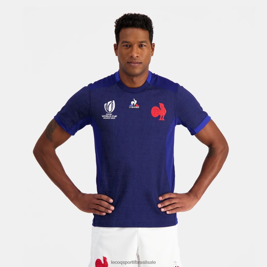 Le Coq Sportif roupas réplica camisa xv de france - rugby world cup 2023 azul homens 84V684692