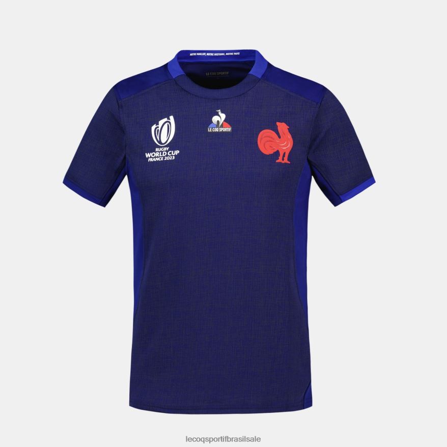 Le Coq Sportif roupas réplica camisa xv de france - rugby world cup 2023 azul homens 84V684692