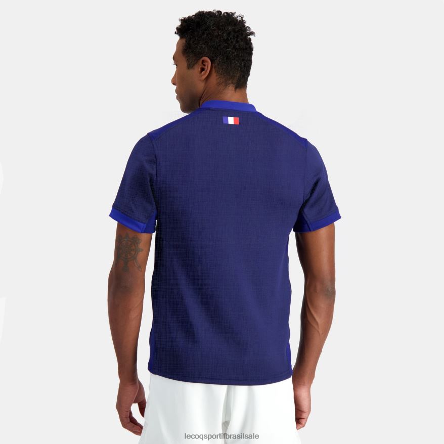 Le Coq Sportif roupas réplica camisa xv de france - rugby world cup 2023 azul homens 84V684692