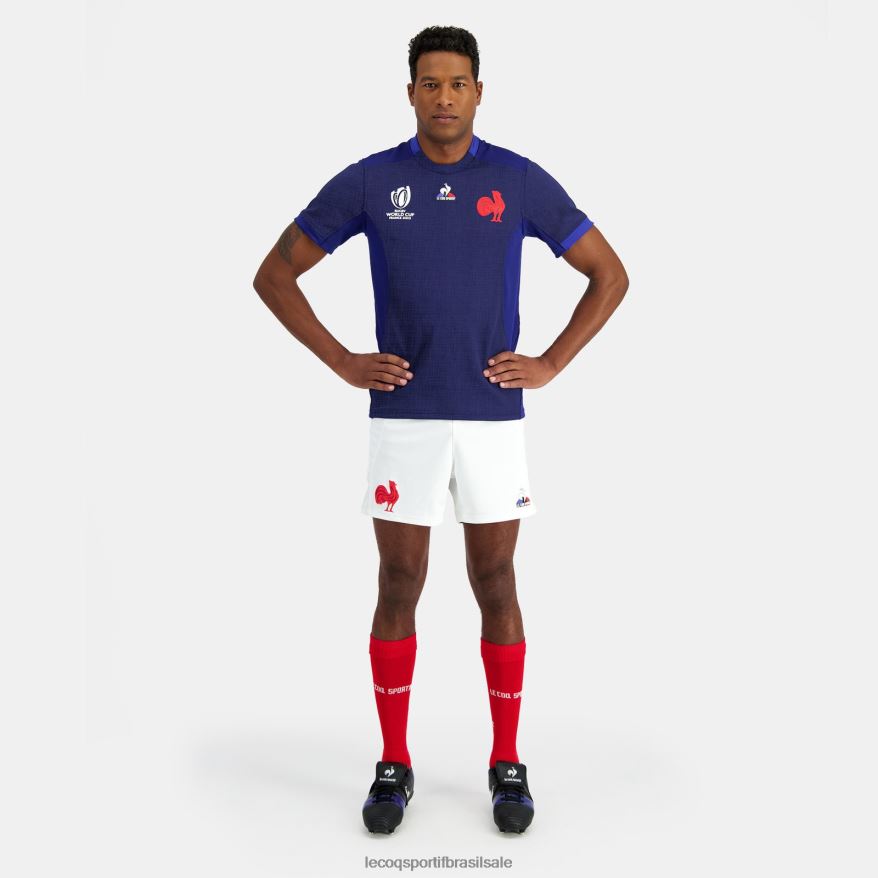 Le Coq Sportif roupas réplica camisa xv de france - rugby world cup 2023 azul homens 84V684692