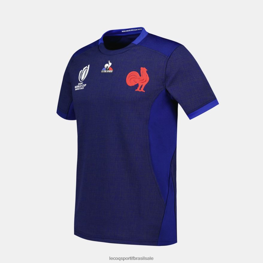 Le Coq Sportif roupas réplica camisa xv de france - rugby world cup 2023 azul homens 84V684692