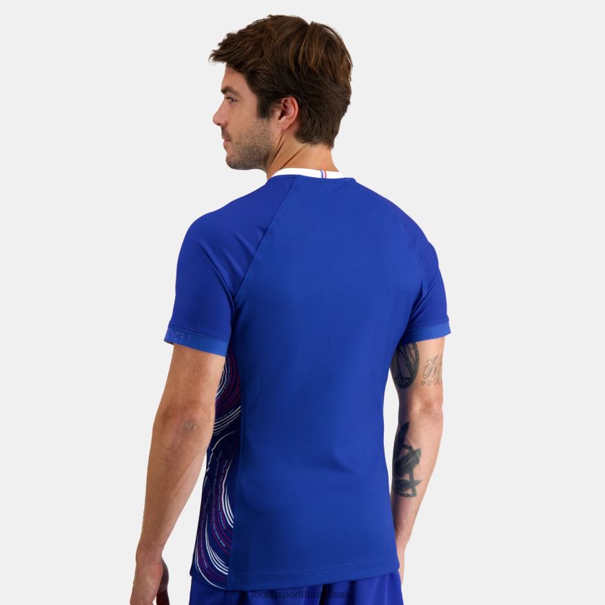 Le Coq Sportif roupas réplica jersey rugby 7 - equipe de france azul homens 84V684475