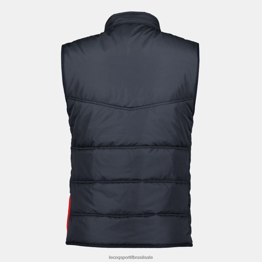 Le Coq Sportif roupas jaqueta unissex sem mangas azul homens 84V684118