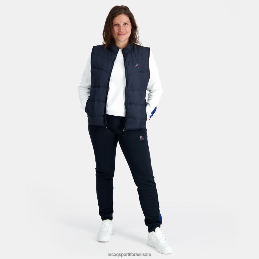 Le Coq Sportif roupas jaqueta unissex sem mangas azul homens 84V684118