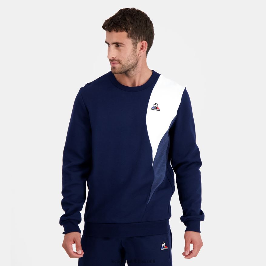 Le Coq Sportif roupas moletom azul homens 84V684452