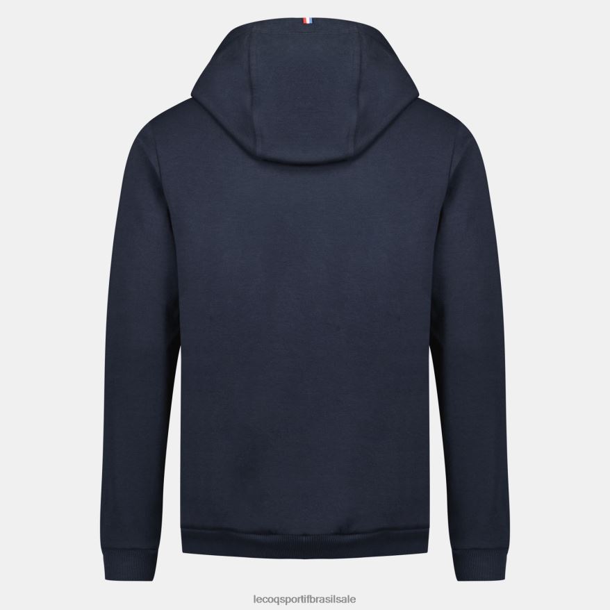 Le Coq Sportif roupas moletom com capuz azul homens 84V68411