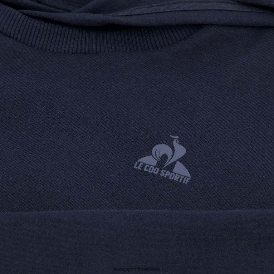Le Coq Sportif roupas moletom com capuz azul homens 84V68411