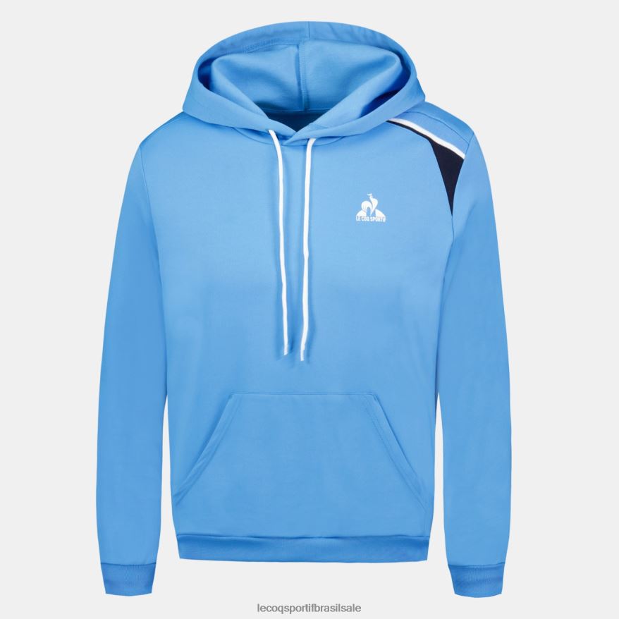 Le Coq Sportif roupas moletom com capuz azul homens 84V68436