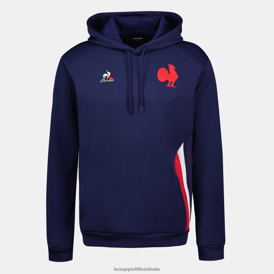 Le Coq Sportif roupas moletom com capuz azul homens 84V68437