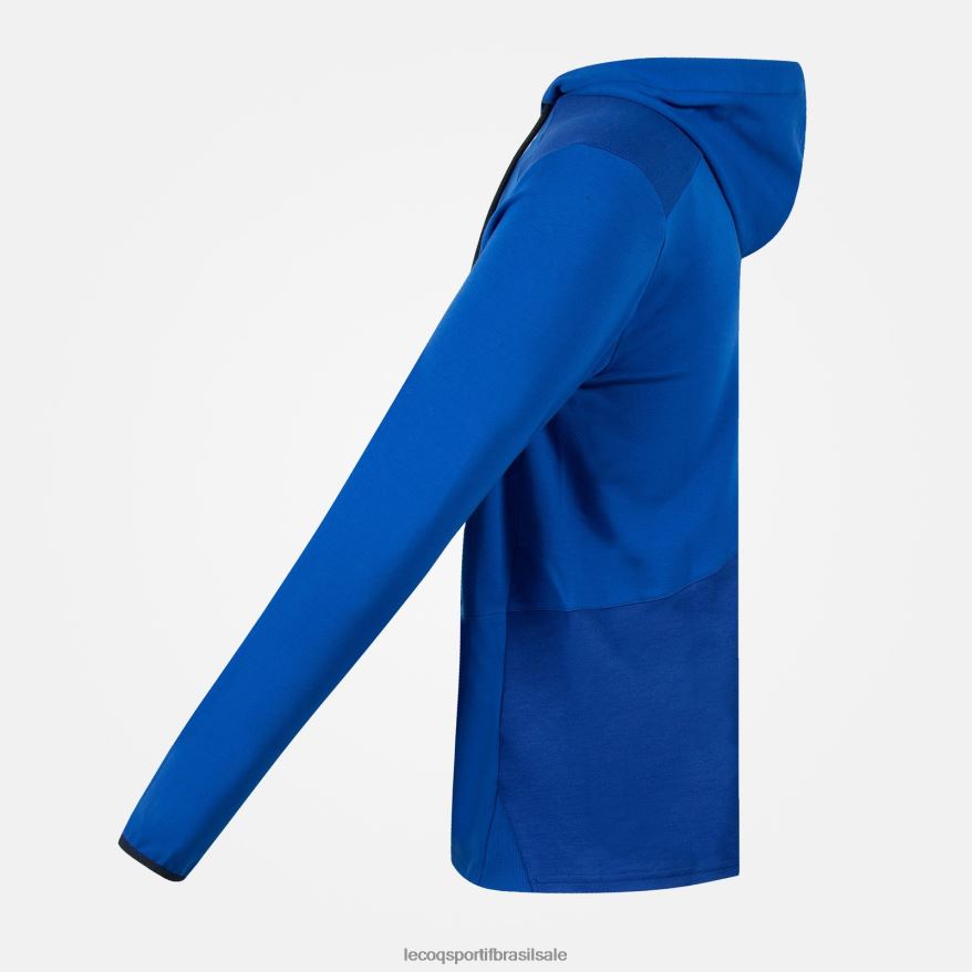 Le Coq Sportif roupas moletom com capuz azul homens 84V684491