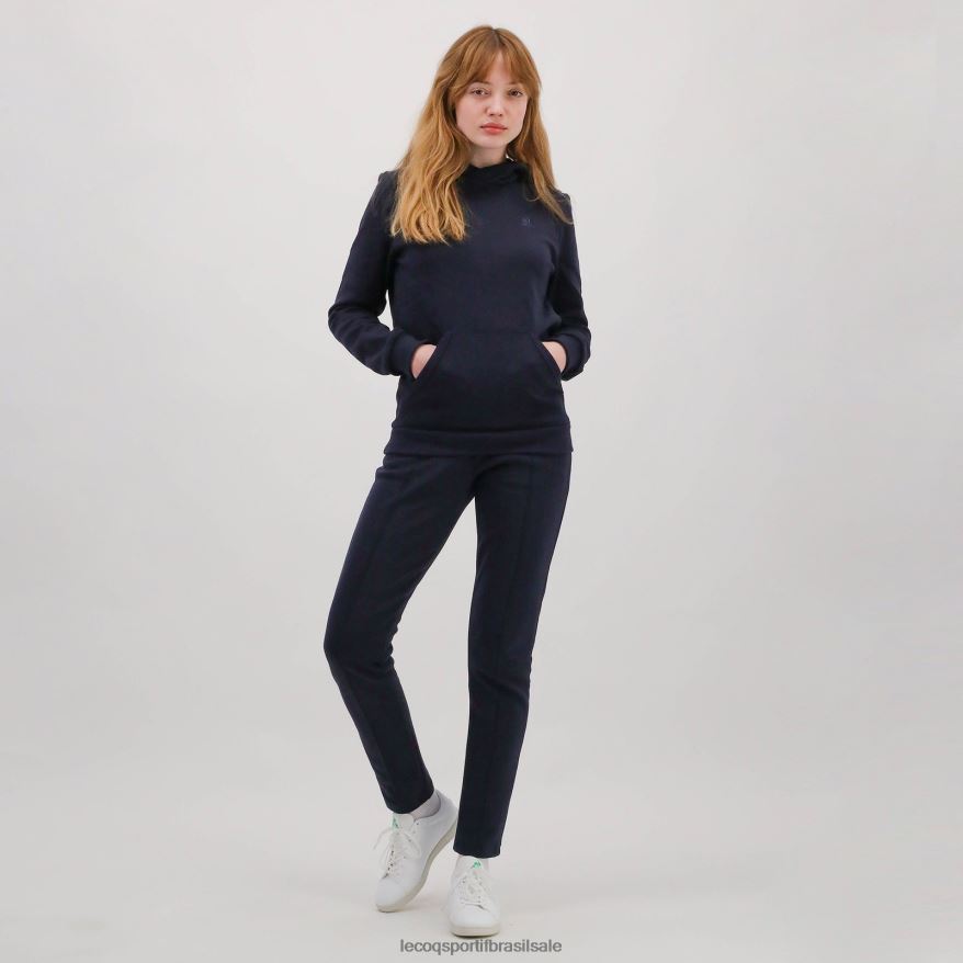 Le Coq Sportif roupas moletom com capuz azul homens 84V684494