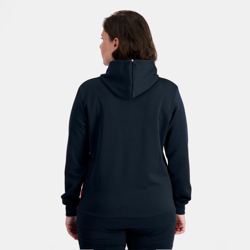 Le Coq Sportif roupas moletom com capuz azul homens 84V6844