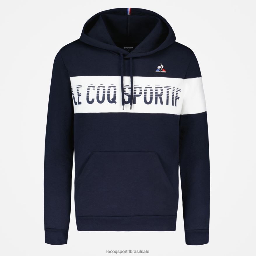 Le Coq Sportif roupas moletom com capuz azul homens 84V68467