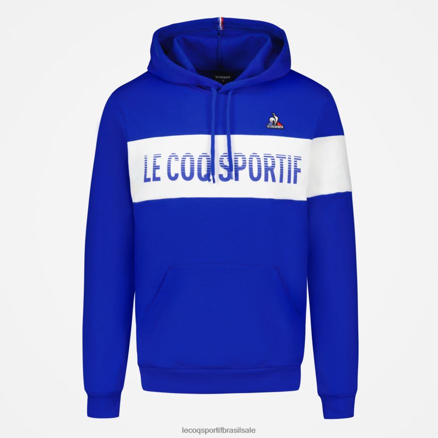 Le Coq Sportif roupas moletom com capuz azul homens 84V6846