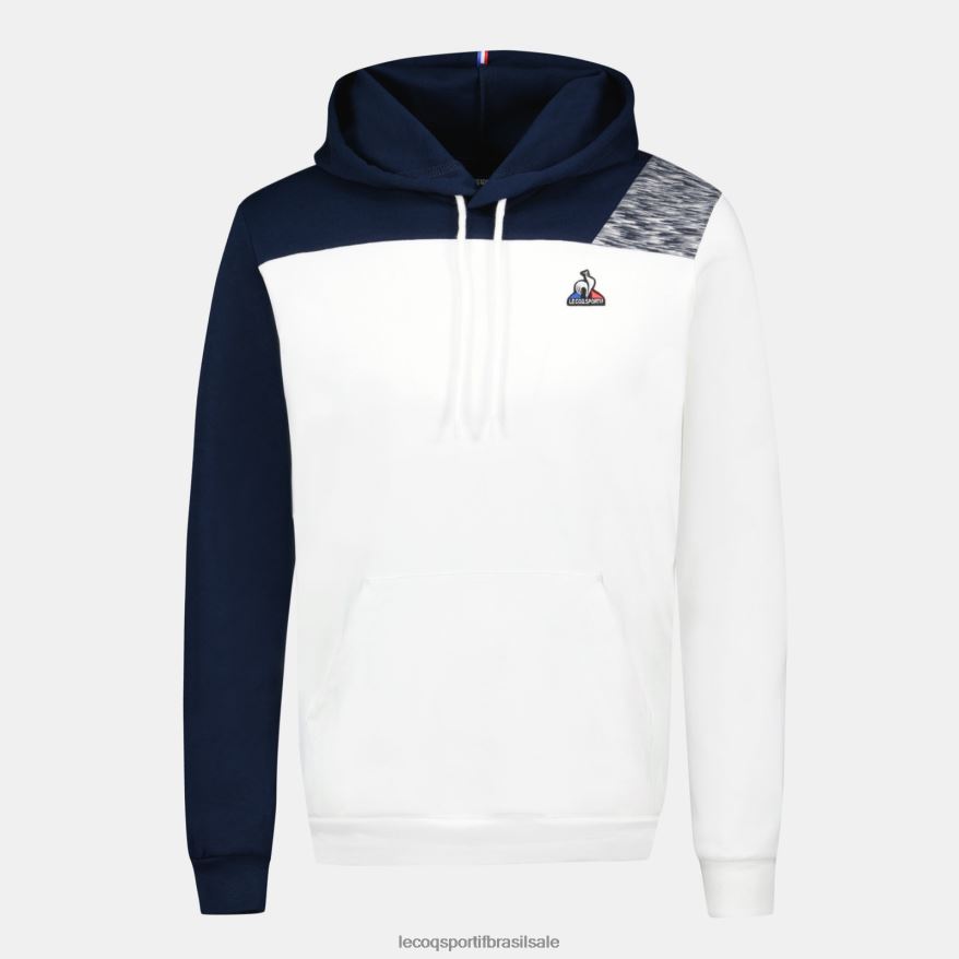 Le Coq Sportif roupas moletom com capuz branco homens 84V68420