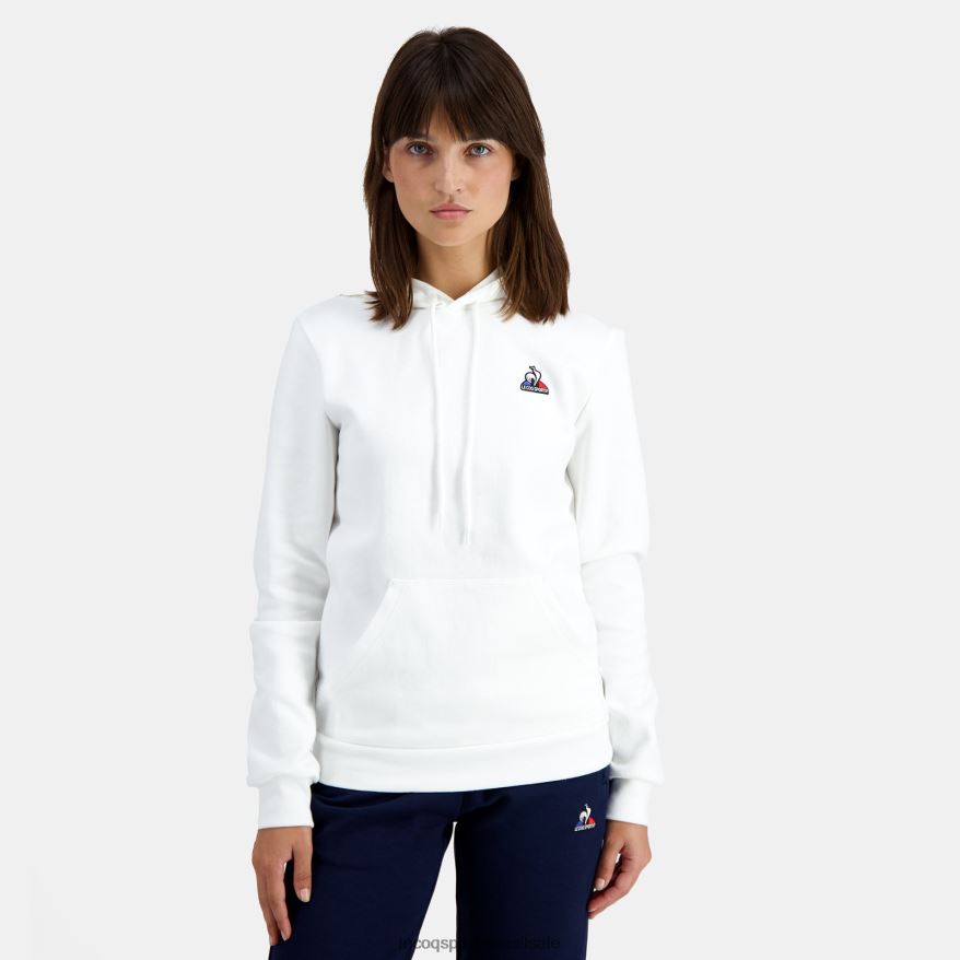 Le Coq Sportif roupas moletom com capuz branco homens 84V684441