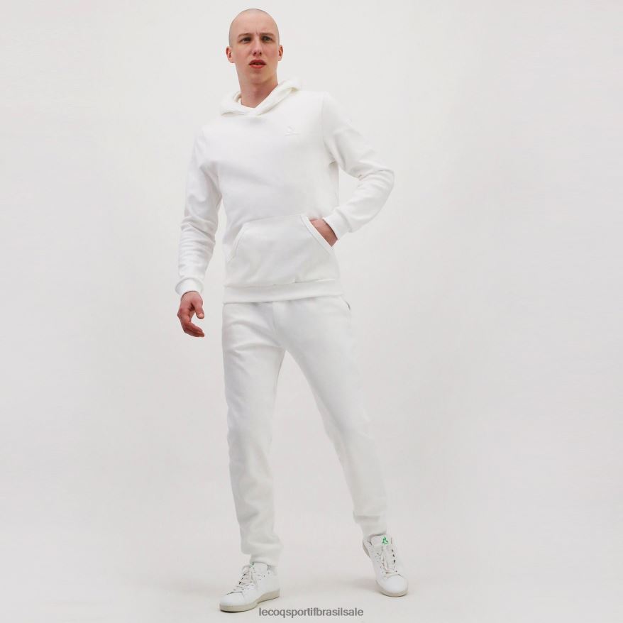 Le Coq Sportif roupas moletom com capuz branco homens 84V684495