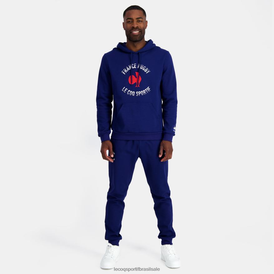 Le Coq Sportif roupas moletom com capuz - frança rugby azul homens 84V68427