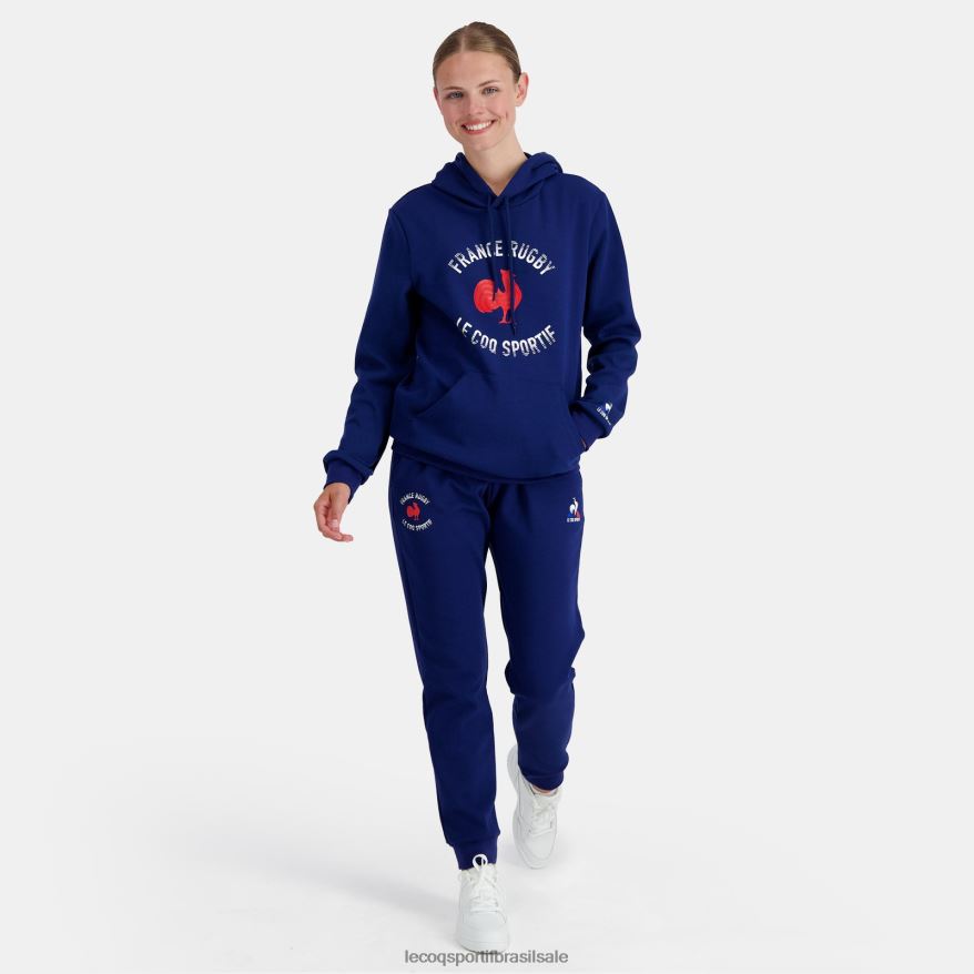 Le Coq Sportif roupas moletom com capuz - frança rugby azul homens 84V68427