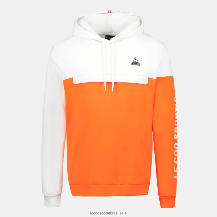 Le Coq Sportif roupas moletom com capuz laranja homens 84V68418