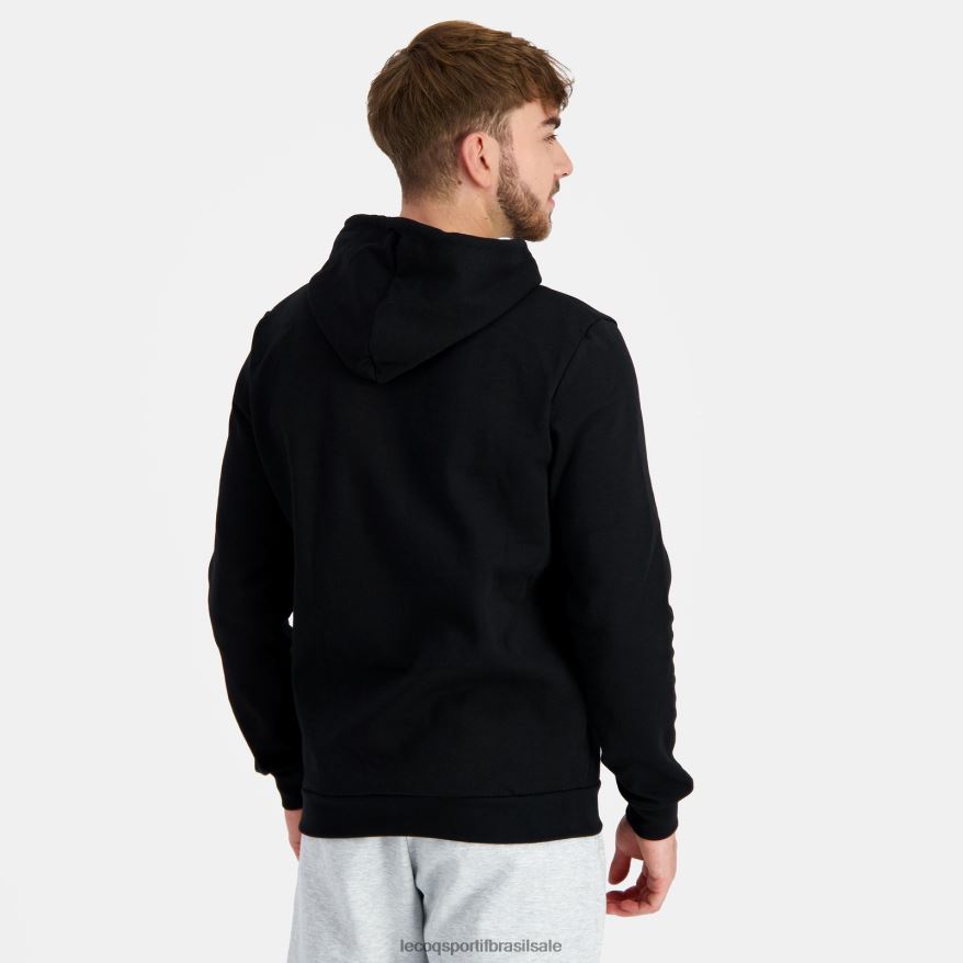 Le Coq Sportif roupas moletom com capuz preto homens 84V68439