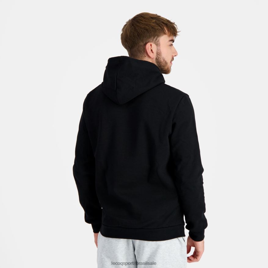 Le Coq Sportif roupas moletom com capuz preto homens 84V68441