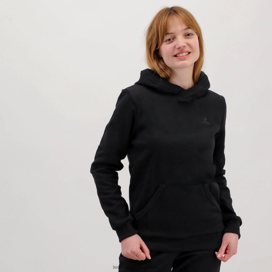 Le Coq Sportif roupas moletom com capuz preto homens 84V684493