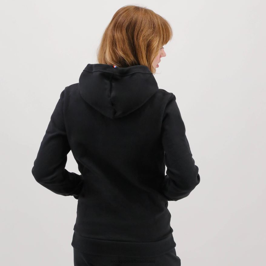 Le Coq Sportif roupas moletom com capuz preto homens 84V684493