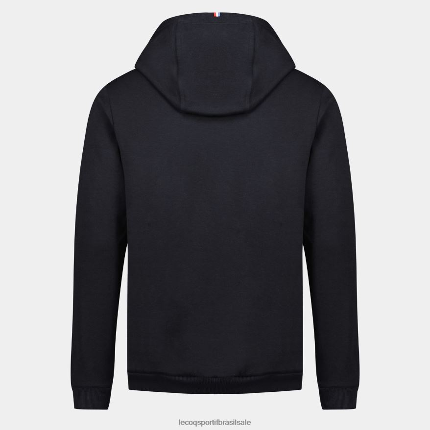 Le Coq Sportif roupas moletom com capuz preto homens 84V6847