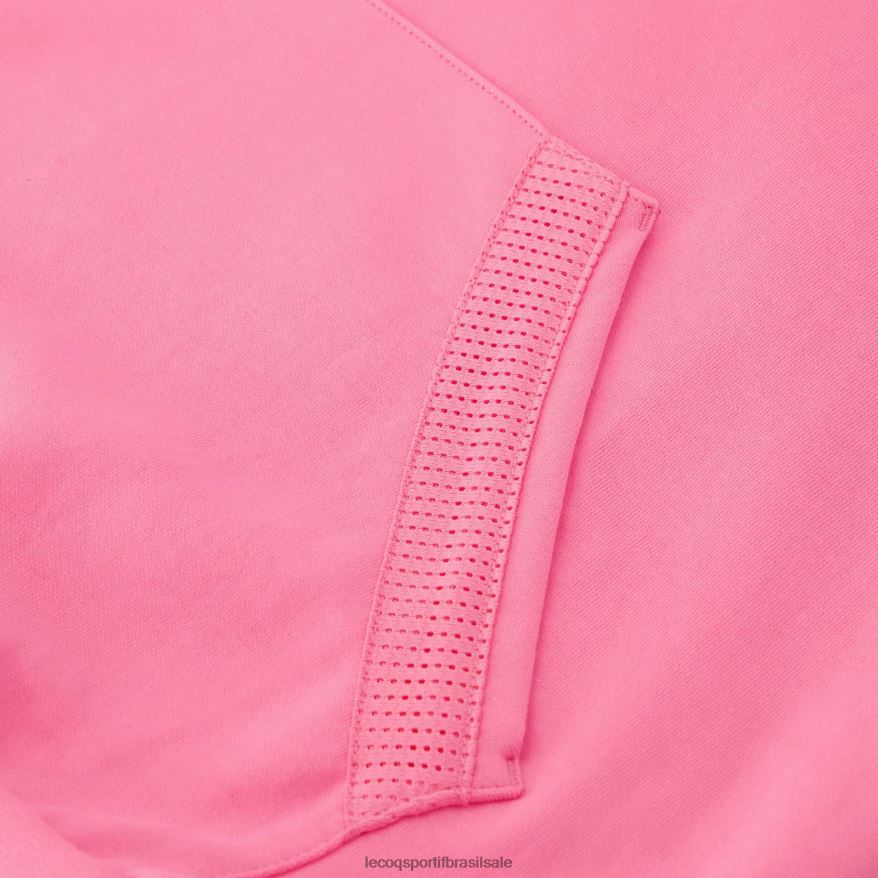 Le Coq Sportif roupas moletom com capuz rosa homens 84V68430