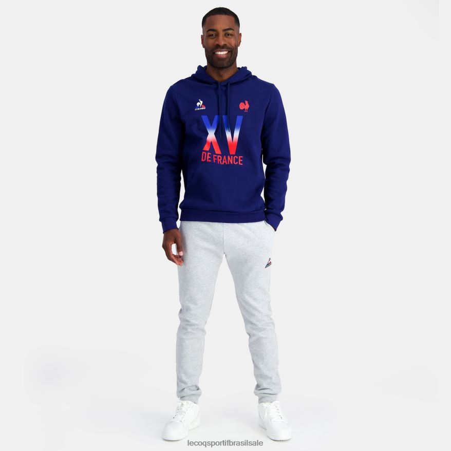 Le Coq Sportif roupas moletom com capuz - xv de france azul homens 84V68425