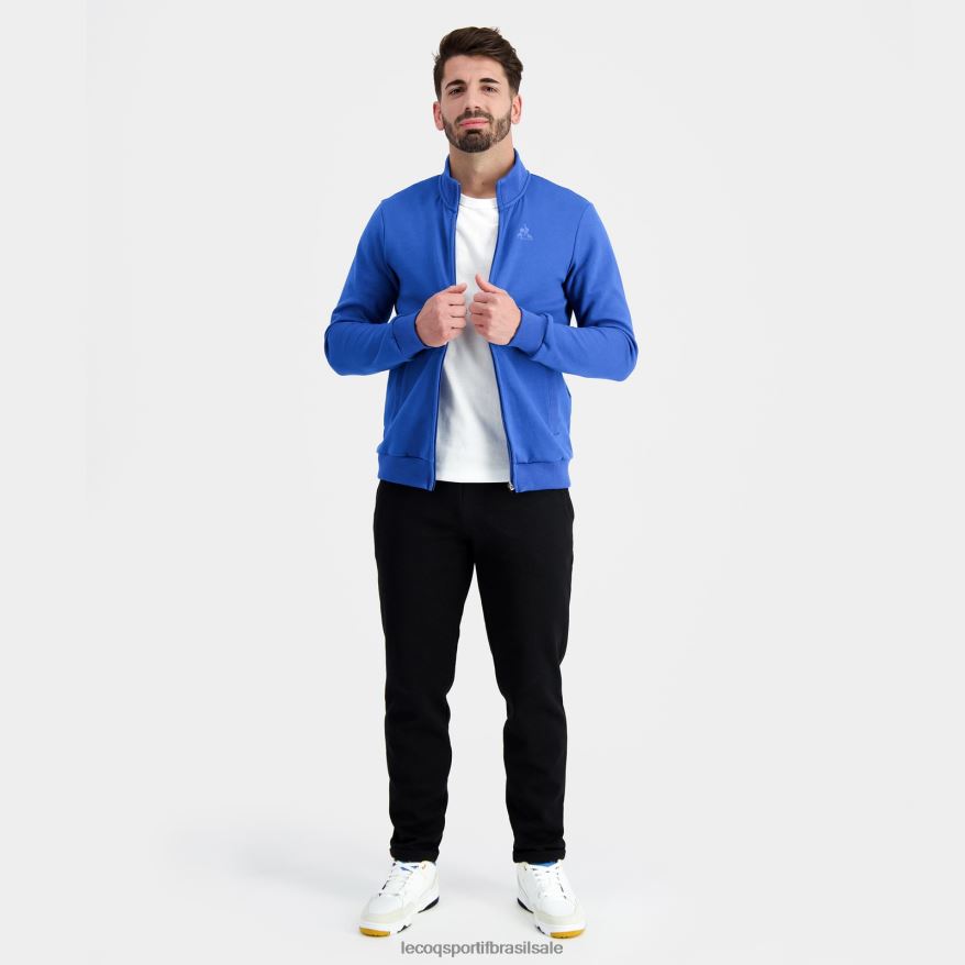 Le Coq Sportif roupas moletom com zíper azul homens 84V68412