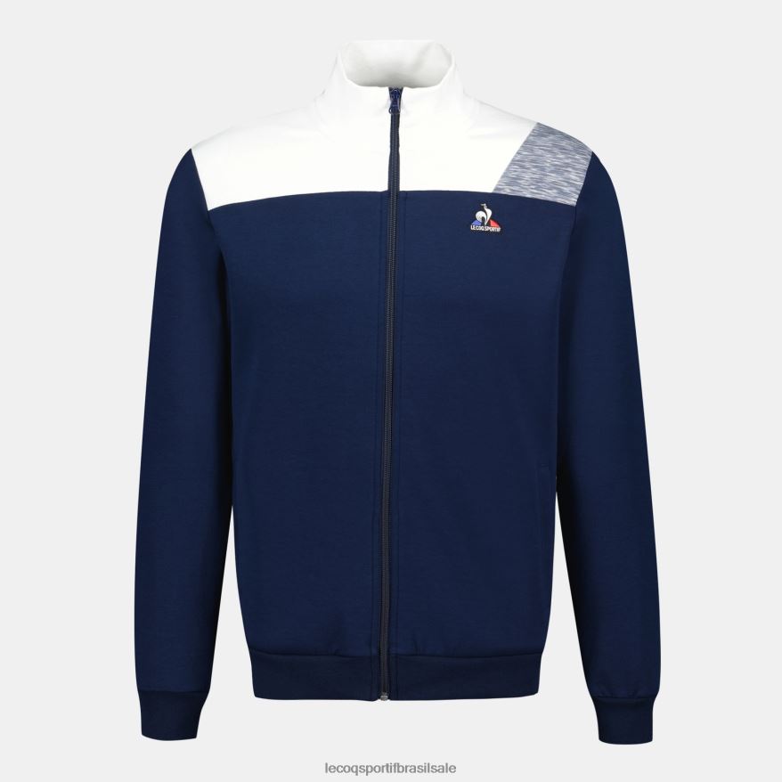 Le Coq Sportif roupas moletom com zíper azul homens 84V68423