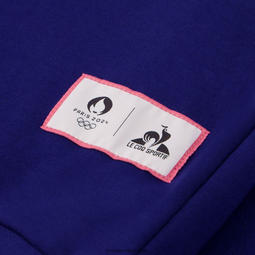 Le Coq Sportif roupas moletom com zíper azul homens 84V68432